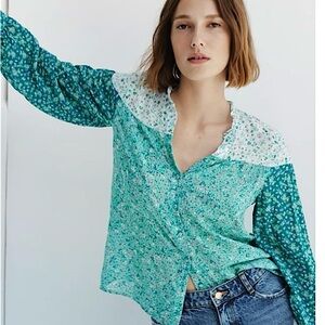 Zara peasant blouse. Size large.